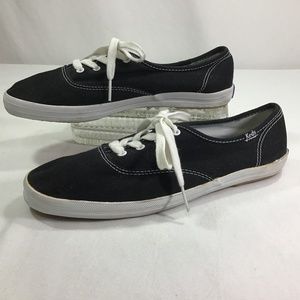 Keds Black/White Lace Up Sneakers